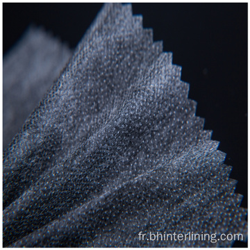 Tissu adhésif fusible en nylon et nylon